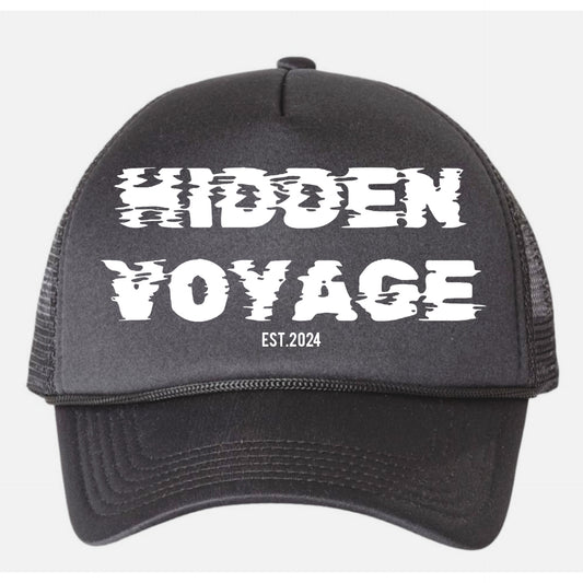 HIDDEN VOYAGE  Trucker Cap (Black)